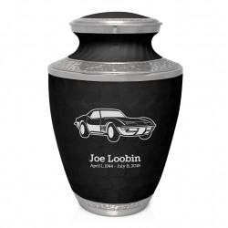 Roadster Cremation Urn - Ebony Black