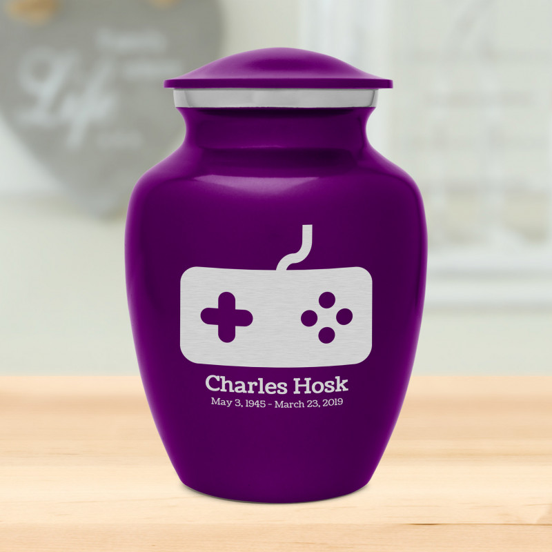 Gaming Sharing Urn - Purple Luster