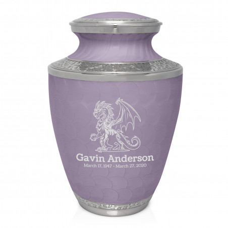 Dragon Cremation Urn - Regal Purple