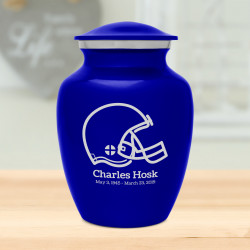 Football Helmet Sharing Urn - Midnight Blue