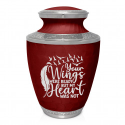 Going Home Cremation Urn - Rose Red