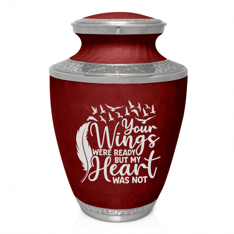 Going Home Cremation Urn - Rose Red