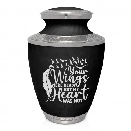 Going Home Cremation Urn - Ebony Black