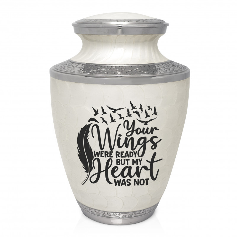 Going Home Cremation Urn - Radiant White