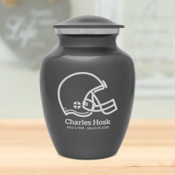 Football Helmet Sharing Urn - Gunmetal Gray