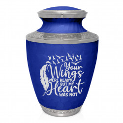 Going Home Cremation Urn - Royal Blue