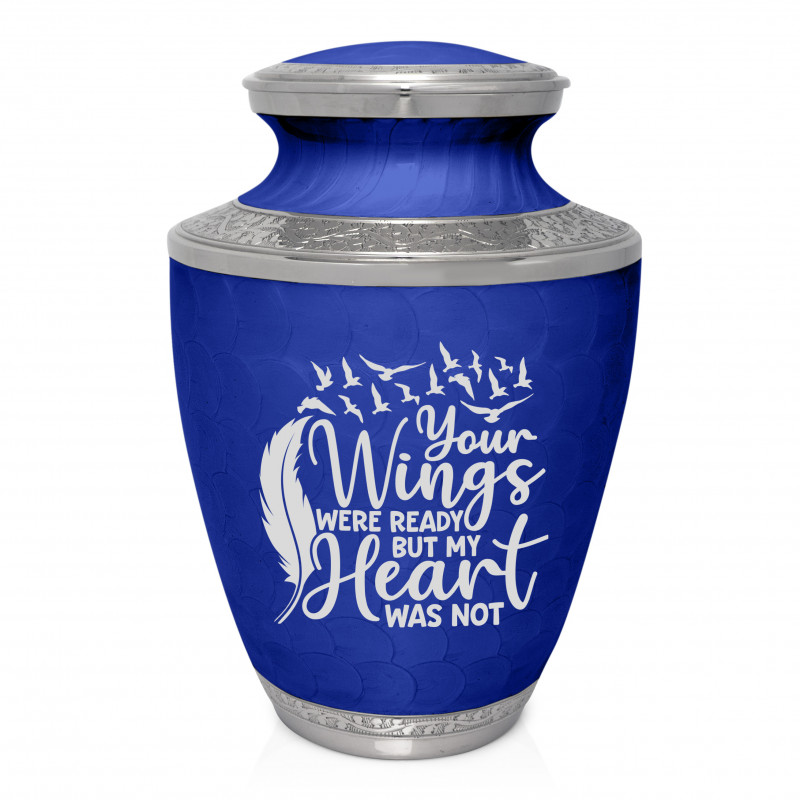 Going Home Cremation Urn - Royal Blue