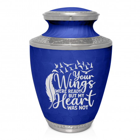 Going Home Cremation Urn - Royal Blue
