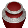 My Daughter Walks With Me Cremation Urn - Rose Red