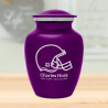 Football Helmet Sharing Urn - Purple Luster