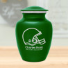 Football Helmet Sharing Urn - Shamrock Green