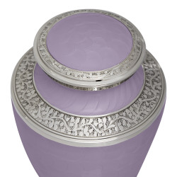 My Mom Walks With Me Cremation Urn - Regal Purple