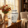 Keep the Light On Cremation Urn - Radiant White