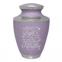 Light Remains Cremation Urn - Regal Purple