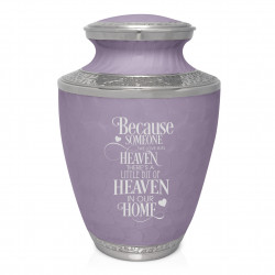 Heaven In Our Home Cremation Urn - Regal Purple