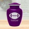 Football Sharing Urn - Purple Luster