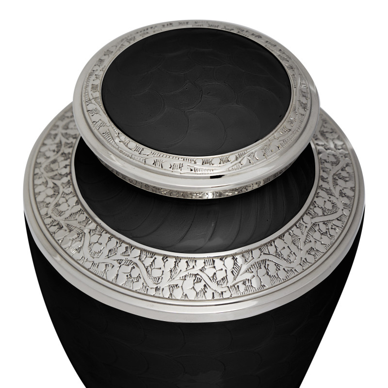 Irish Blessing Cremation Urn - Ebony Black
