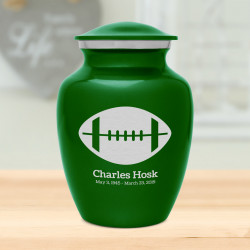 Football Sharing Urn - Shamrock Green