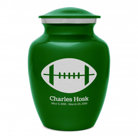 Football Sharing Urn - Shamrock Green