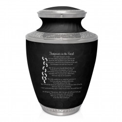 I Carried You Cremation Urn - Ebony Black