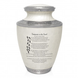 I Carried You Cremation Urn - Radiant White