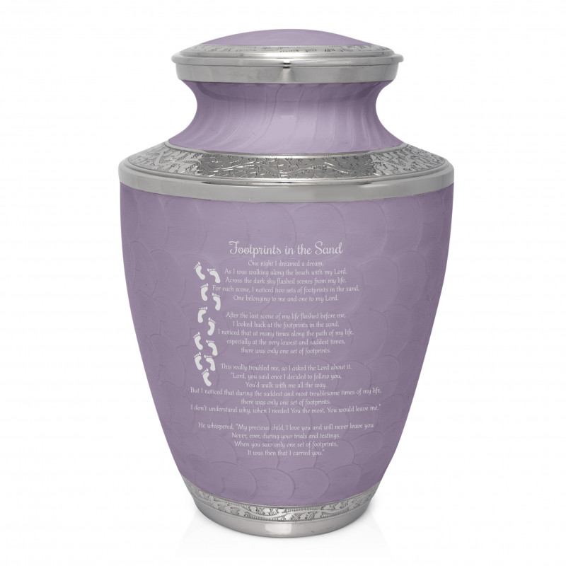 I Carried You Cremation Urn - Regal Purple