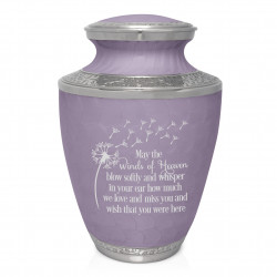 Winds of Heaven Cremation Urn - Regal Purple