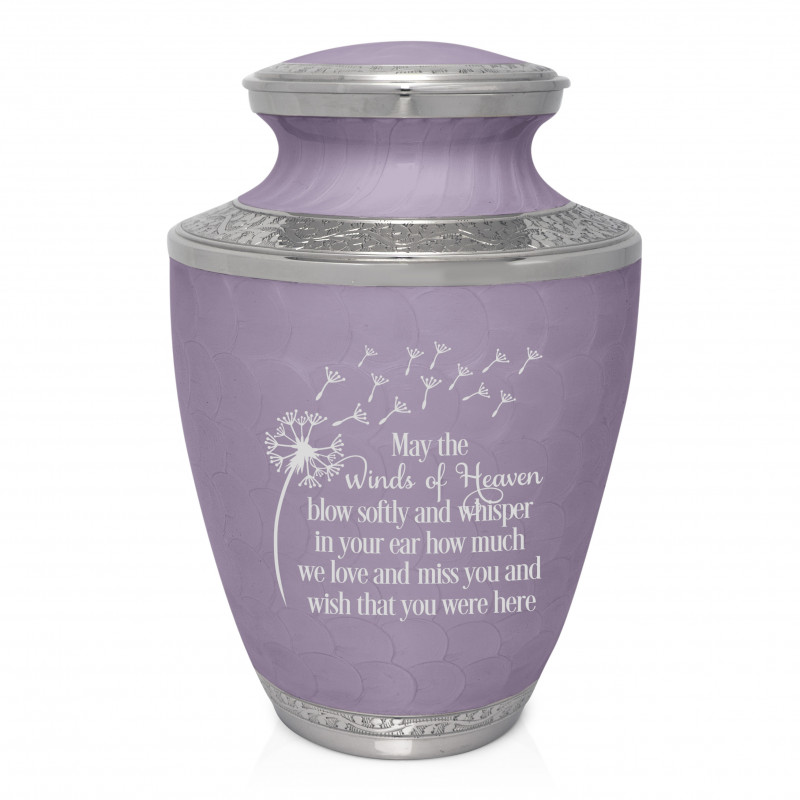 Winds of Heaven Cremation Urn - Regal Purple