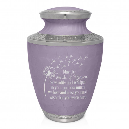 Winds of Heaven Cremation Urn - Regal Purple