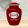 Football Sharing Urn - Ruby Red