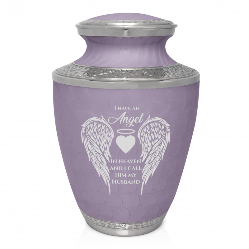 Husband Cremation Urn - Regal Purple