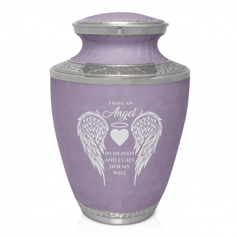 Wife Cremation Urn - Regal Purple