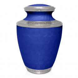Extra Large Dachshund Pet Cremation Urn - Royal Blue