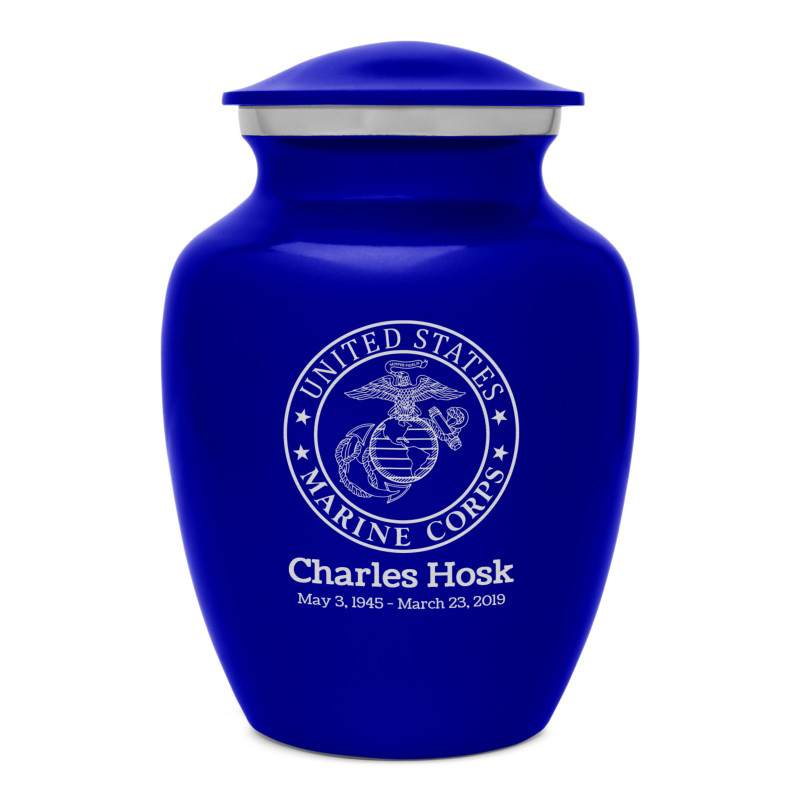 Marine Corps Sharing Urn - Midnight Blue