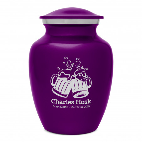 Beer Sharing Urn - Purple Luster