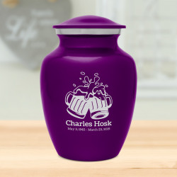 Beer Sharing Urn - Purple Luster