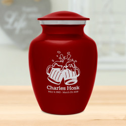 Beer Sharing Urn - Ruby Red