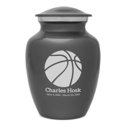 Basketball Sharing Urn - Gunmetal Gray