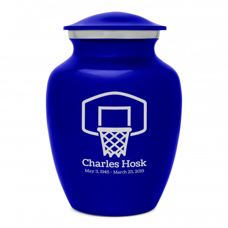 Basketball Hoop Sharing Urn - Midnight Blue
