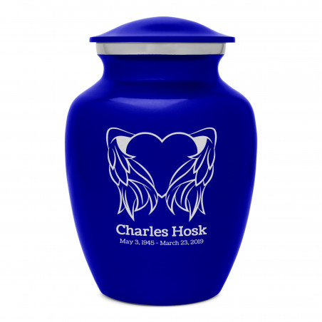 Angel Heart Sharing Urn - Midnight Blue
