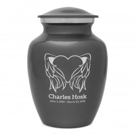 Angel Heart Sharing Urn - Gunmetal Gray