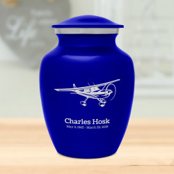 Airplane Sharing Urn - Midnight Blue