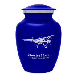 Airplane Sharing Urn - Midnight Blue