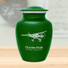 Airplane Sharing Urn - Shamrock Green