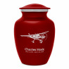Airplane Sharing Urn - Ruby Red