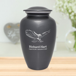 Eagle Cremation Urn - Gunmetal Gray
