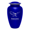 Eagle Cremation Urn - Midnight Blue