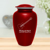 Electric Guitar Cremation Urn - Ruby Red