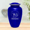 Lure Hit Fishing Cremation Urn - Midnight Blue