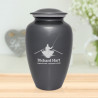 Fisherman Boat Cremation Urn - Gunmetal Gray